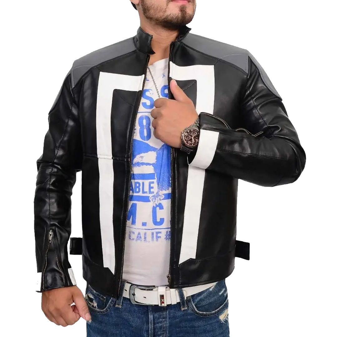 Agents of Shield Robbie Reyes Leather Jacket