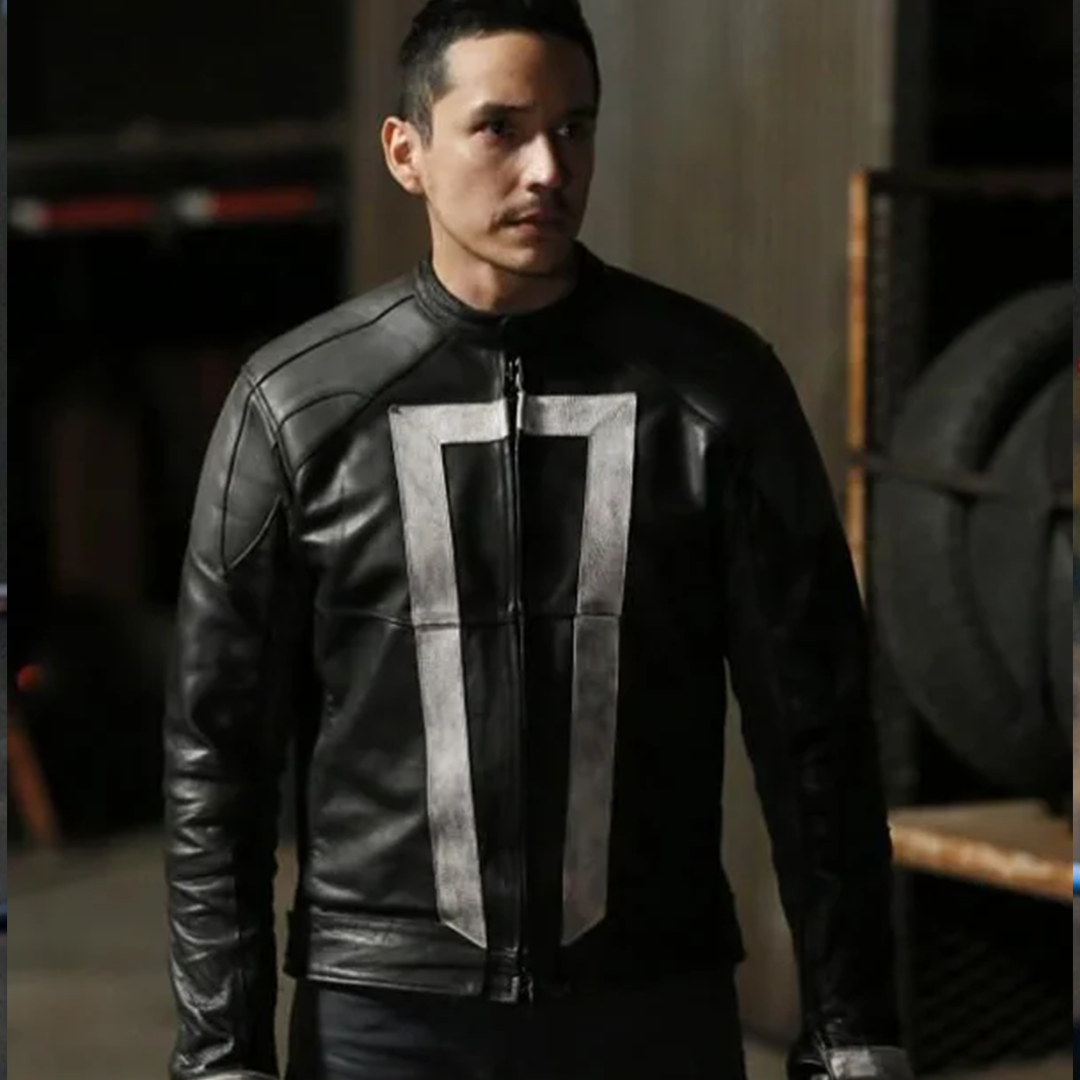 Agents of Shield Robbie Reyes Leather Jacket