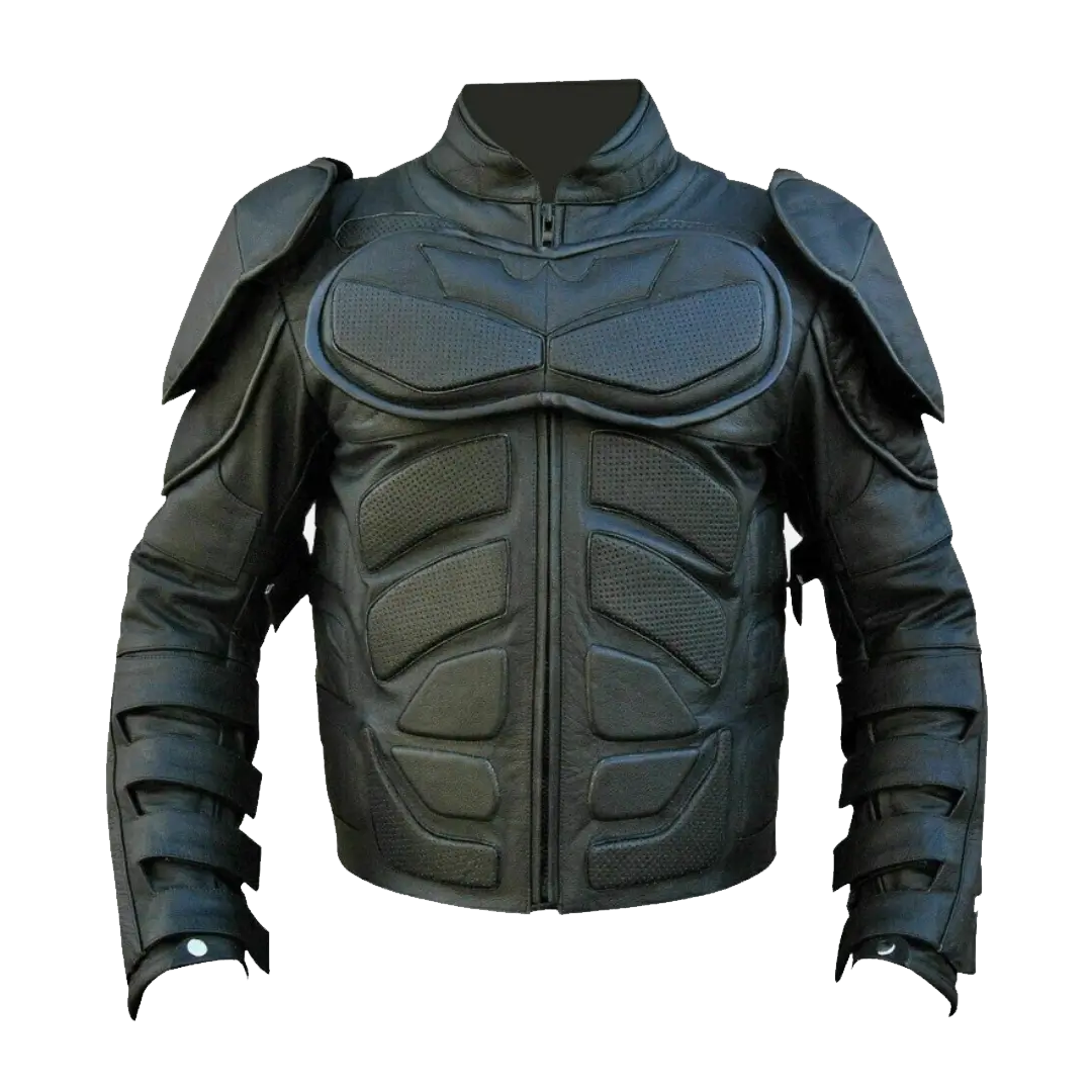 Batman Bruce Wayne Leather Motorcycle Jacket