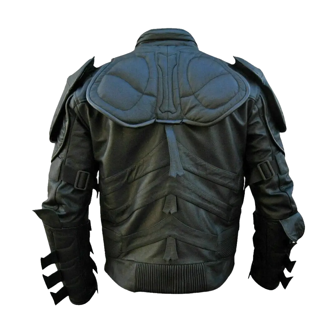 Batman Bruce Wayne Leather Motorcycle Jacket