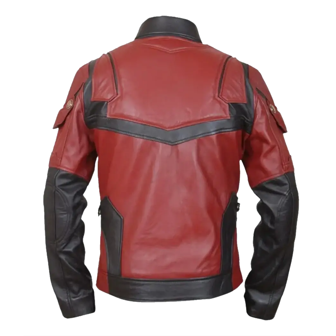 Charlie Cox Daredevil Matt Murdock Red Leather Jacket