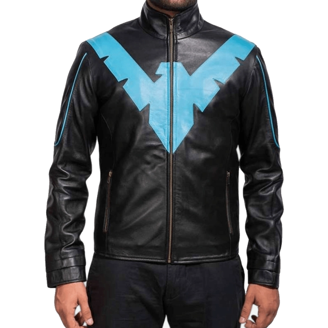 Dick Grayson Nightwing Leather Jacket