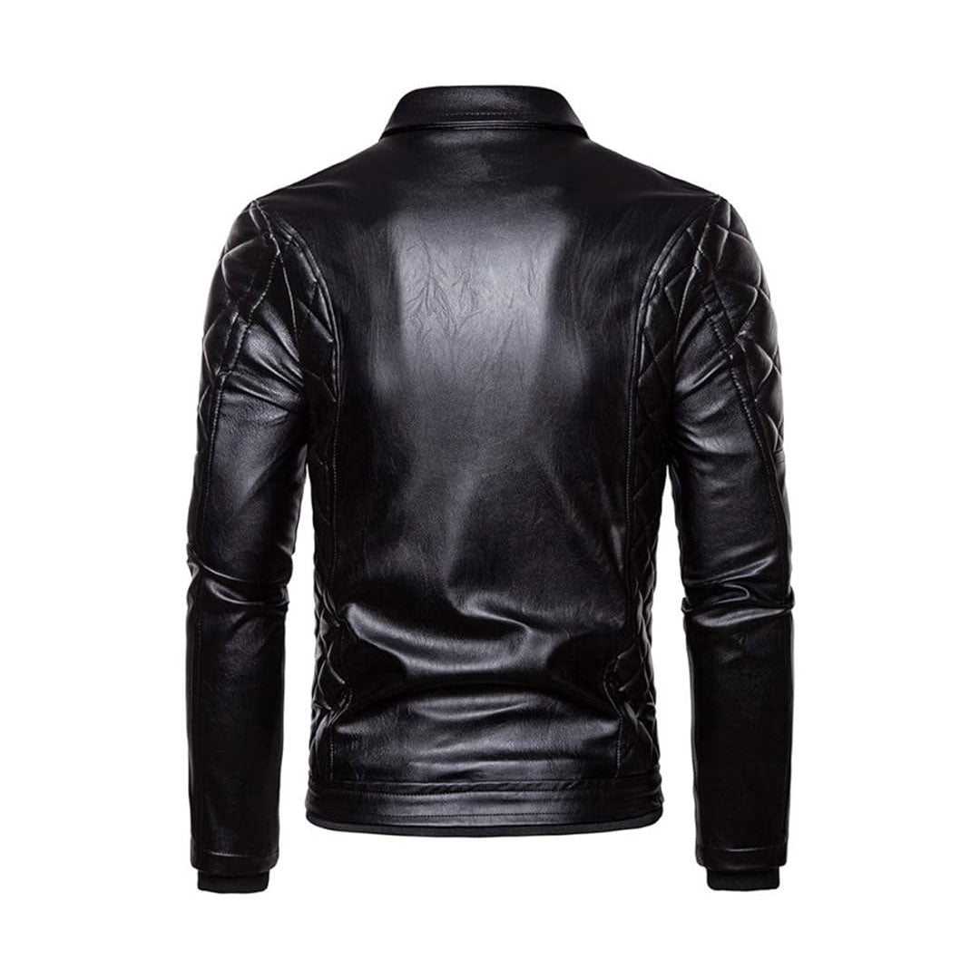 Men's Removable Fur Real Leather Jacket