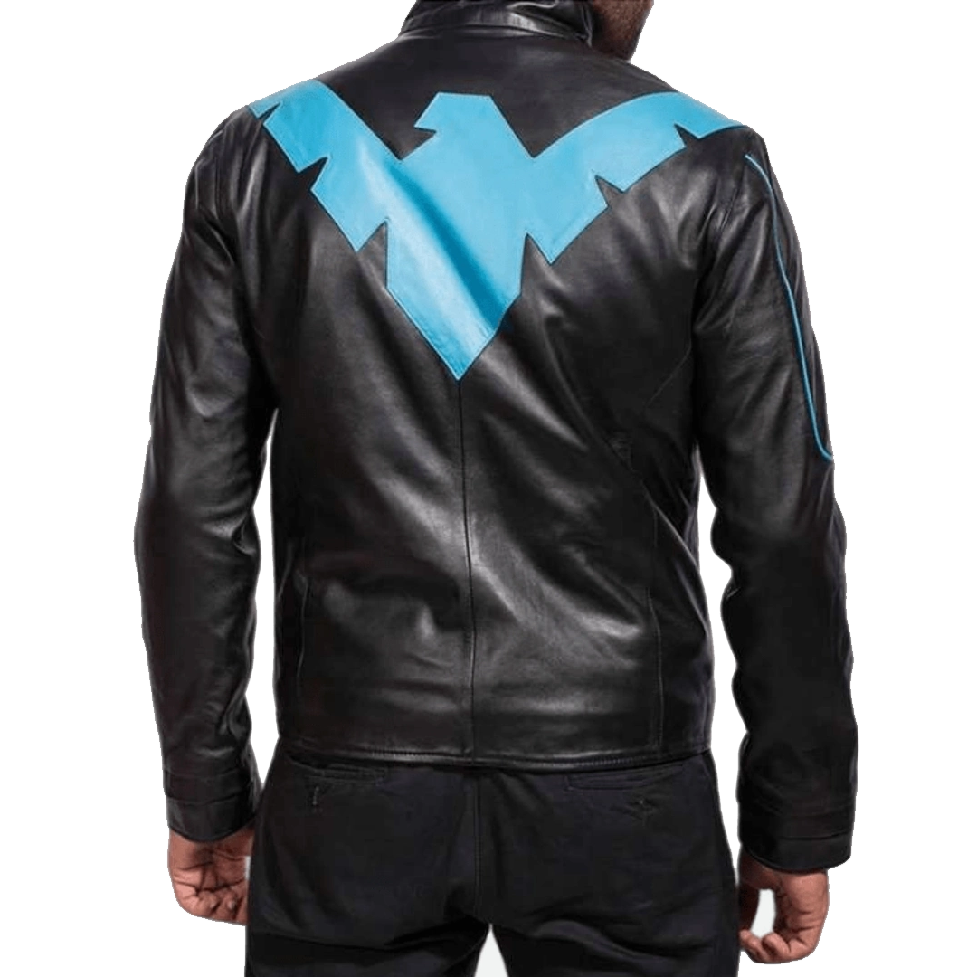 Dick Grayson Nightwing Leather Jacket