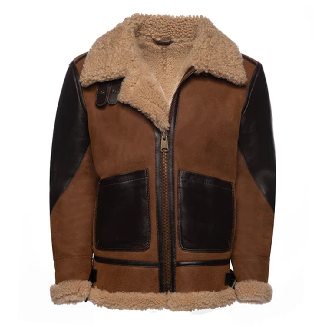 Men's Juke's Aviator Bomber shearling jacket