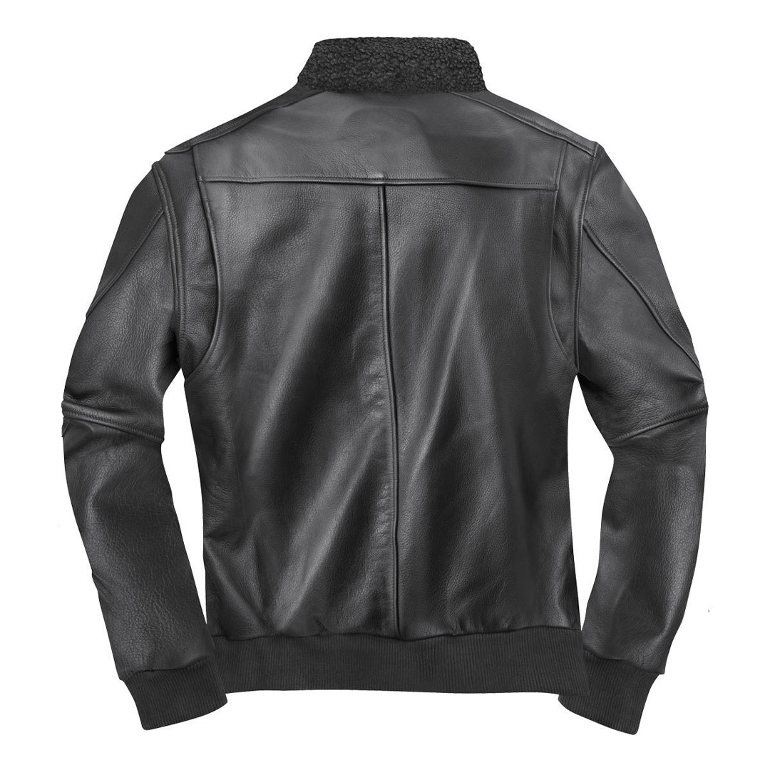 Men's Bogotto Aviator Motorcycle Leather Jacket