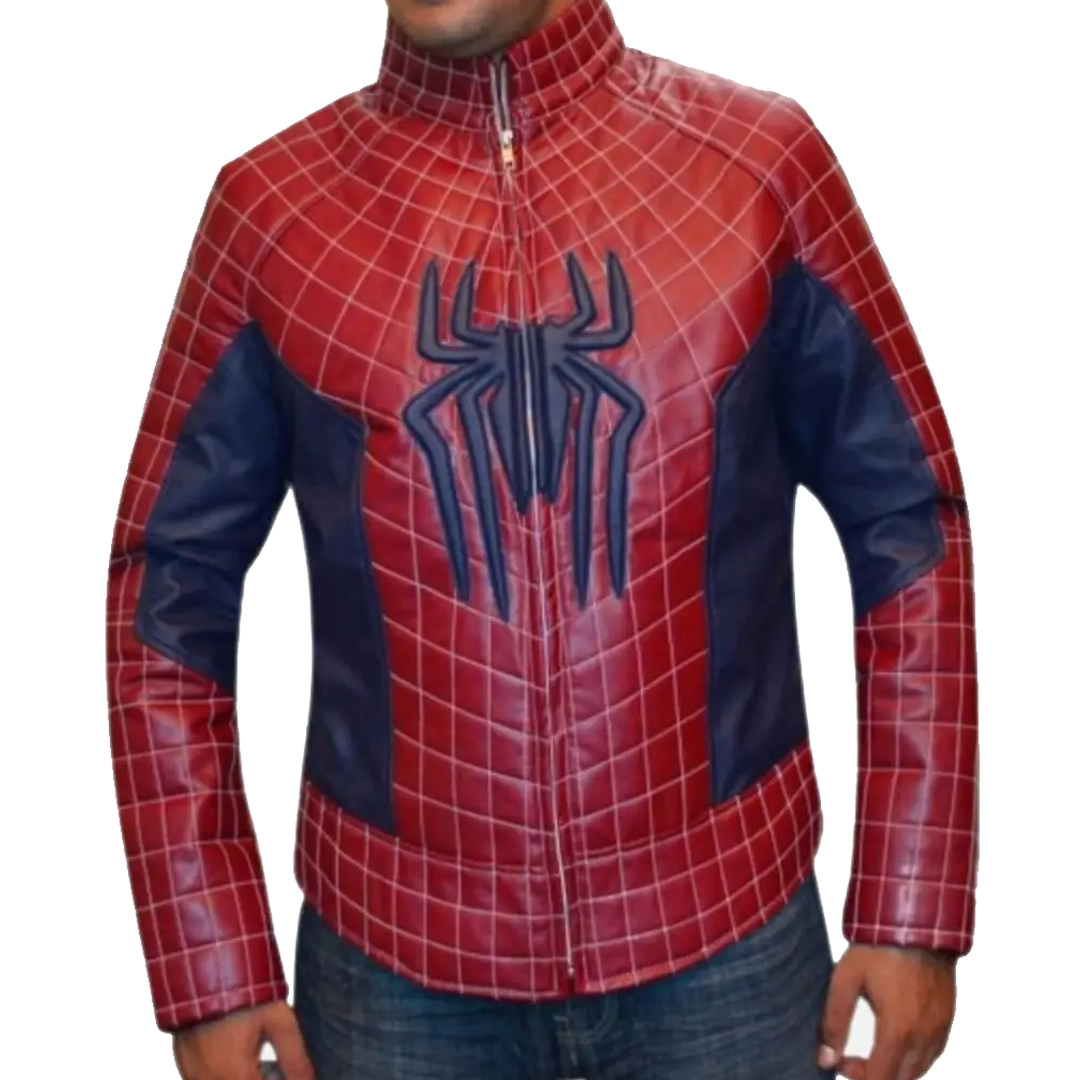 Andrew Garfield Spider Man Peter Parker Leather Jacket