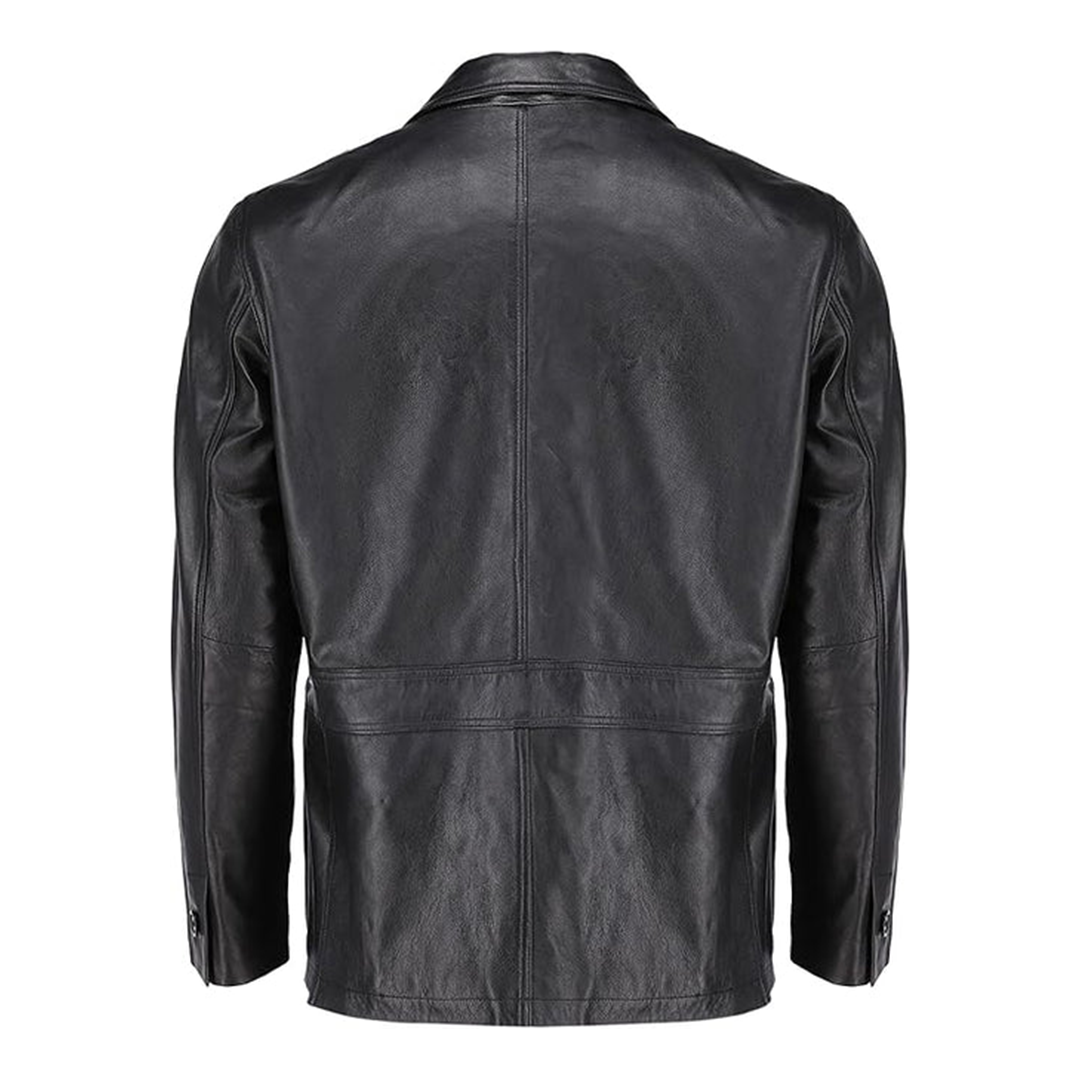 Men's Classic Bond’s Style Leather Coats