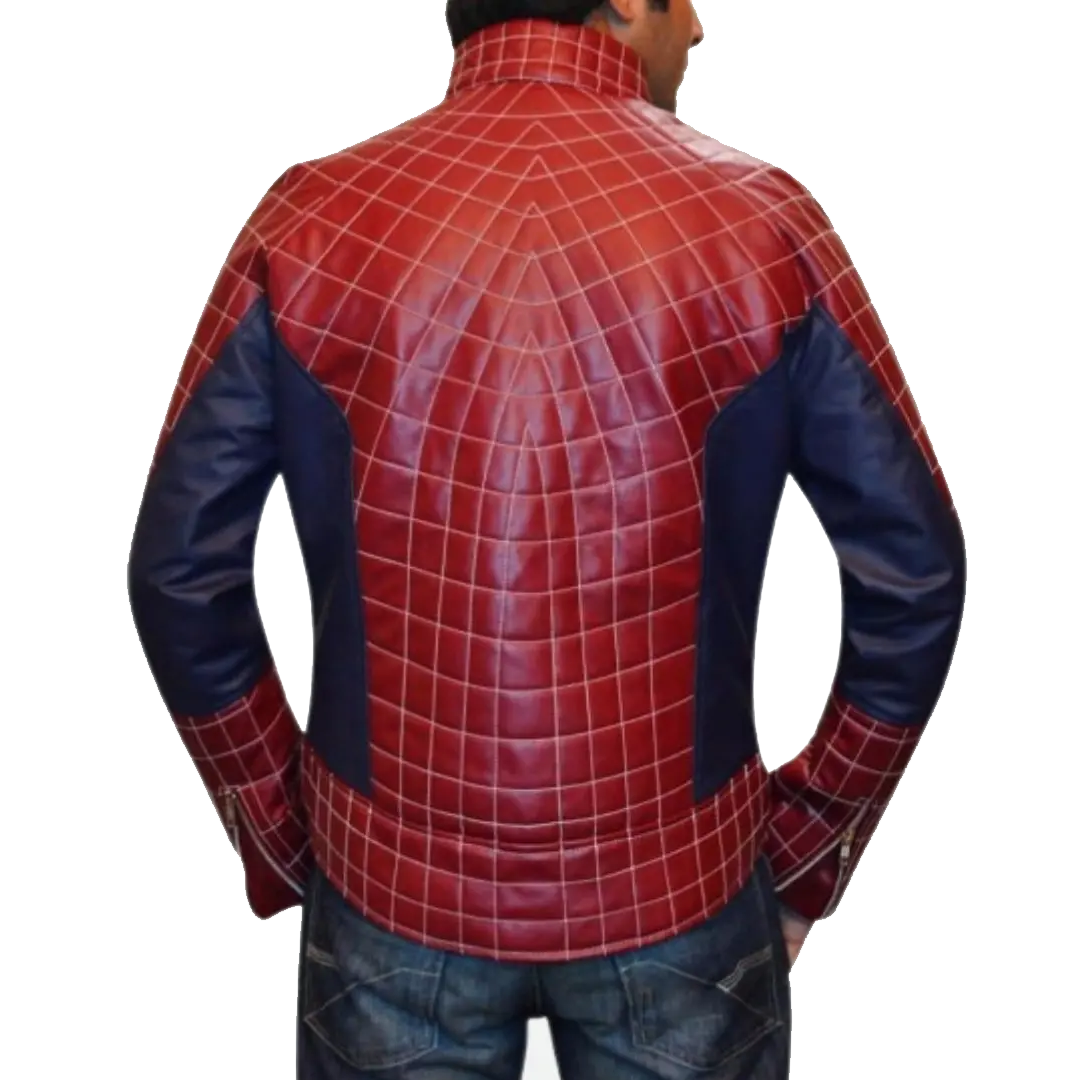 Andrew Garfield Spider Man Peter Parker Leather Jacket