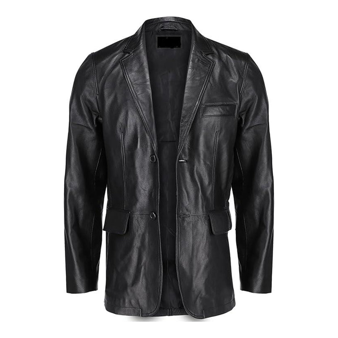 Men's Classic Bond’s Style Leather Coats