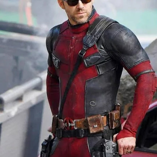 Ryan Reynolds Deadpool Leather Jacket