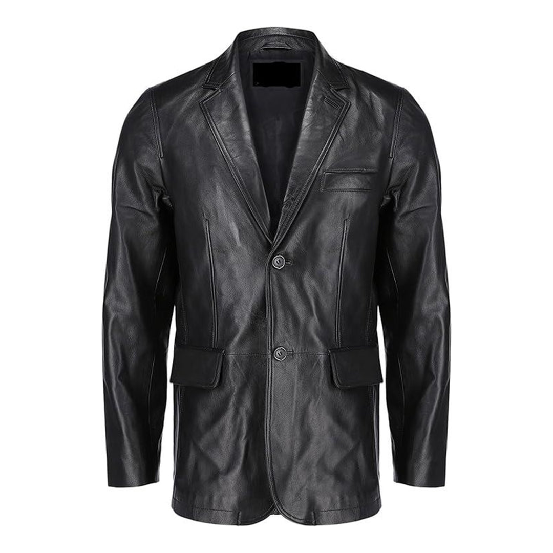 Men's Classic Bond’s Style Leather Coats