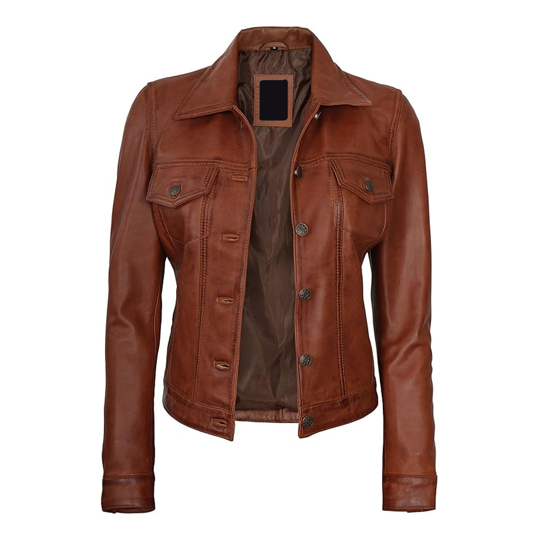 Women's Classic Moto Original Leather Jacket