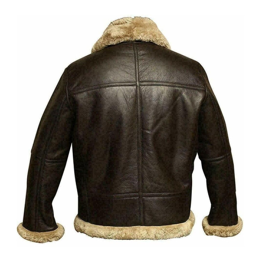 Men's Raf Aviator Flight Leather Jacket