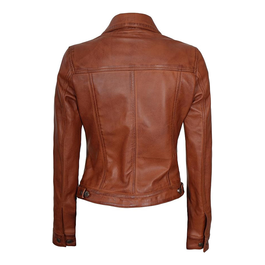 Women's Classic Moto Original Leather Jacket