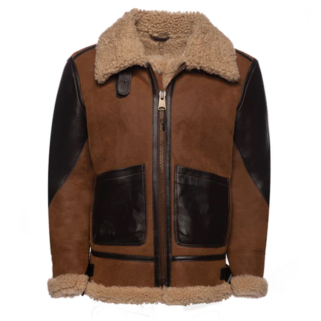 Men's Juke's Aviator Bomber shearling jacket