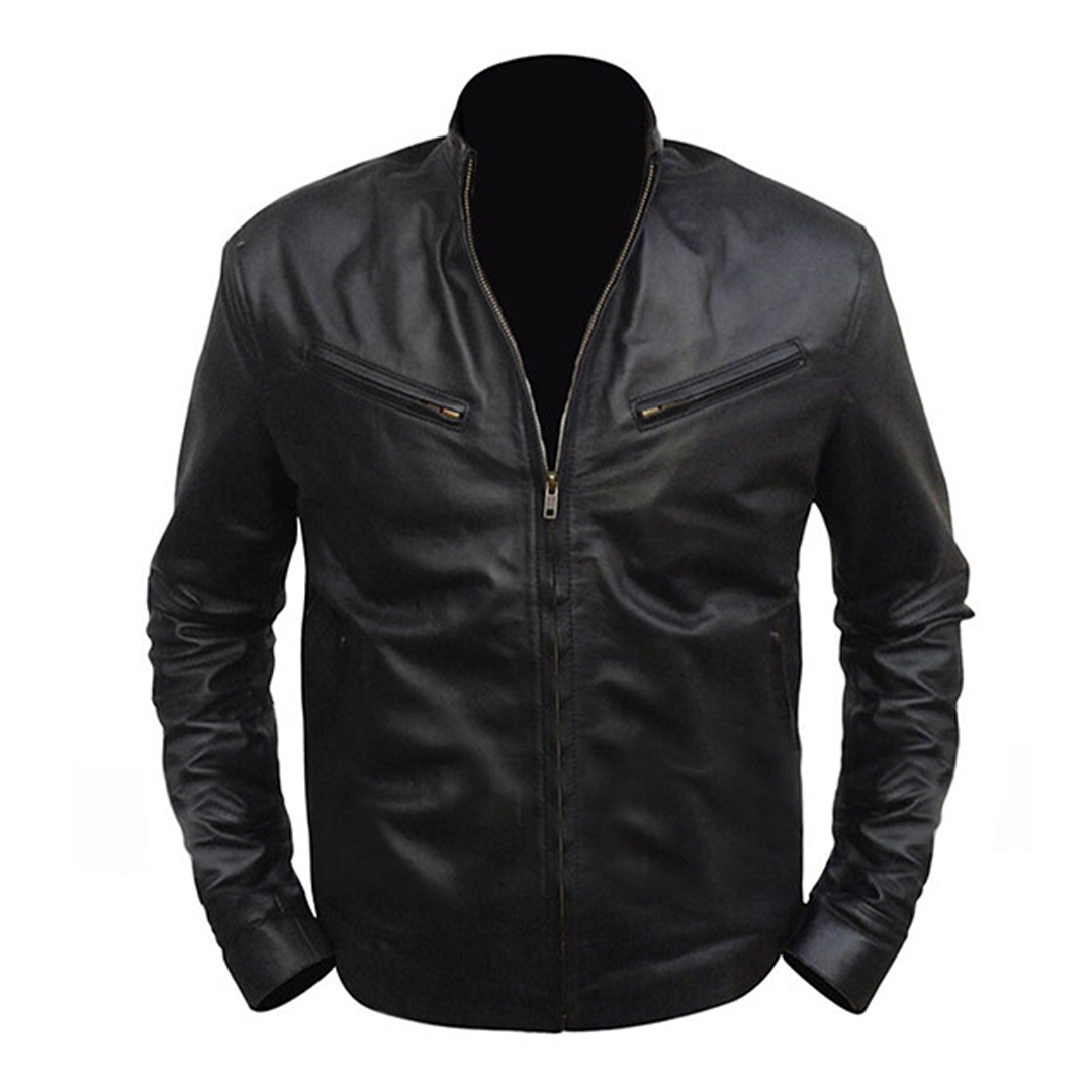 Fast And Furious 6 Vin Diesel Black Leather Jacket