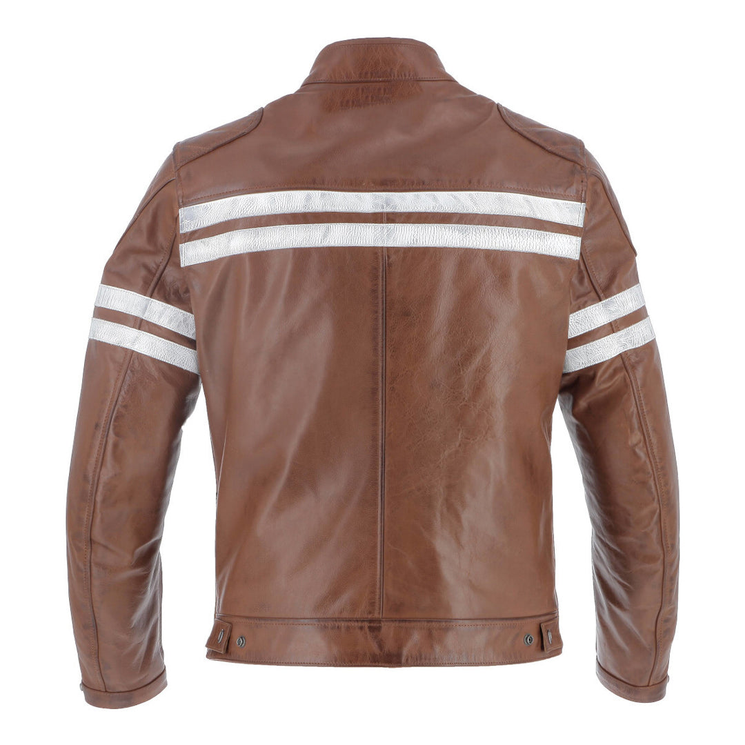 Men's Helstons Jake Speed Motorcycle Leather Jacket