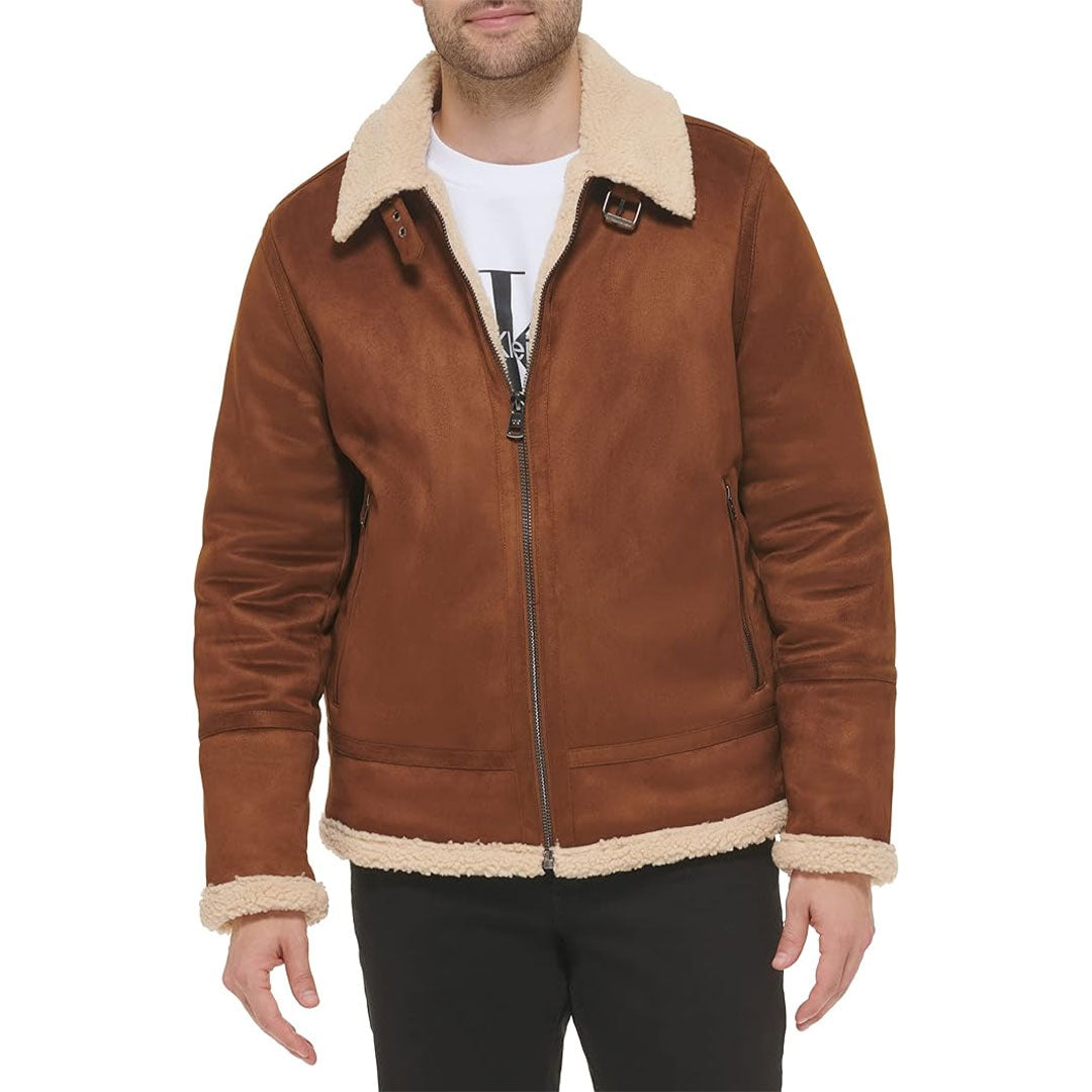 Men's Shearling Lining Original Fur Jacket