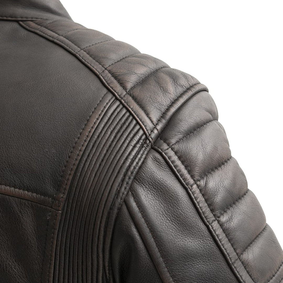 Men's Crusader Motorcycle Leather Jacket