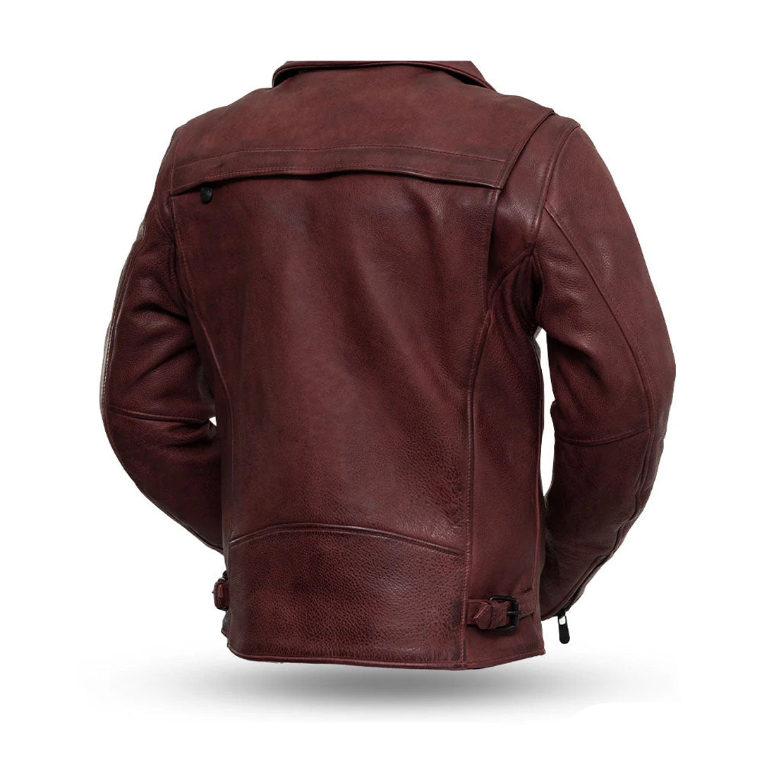 Men's Night Rider Moto Riding Genuine Leather Jacket