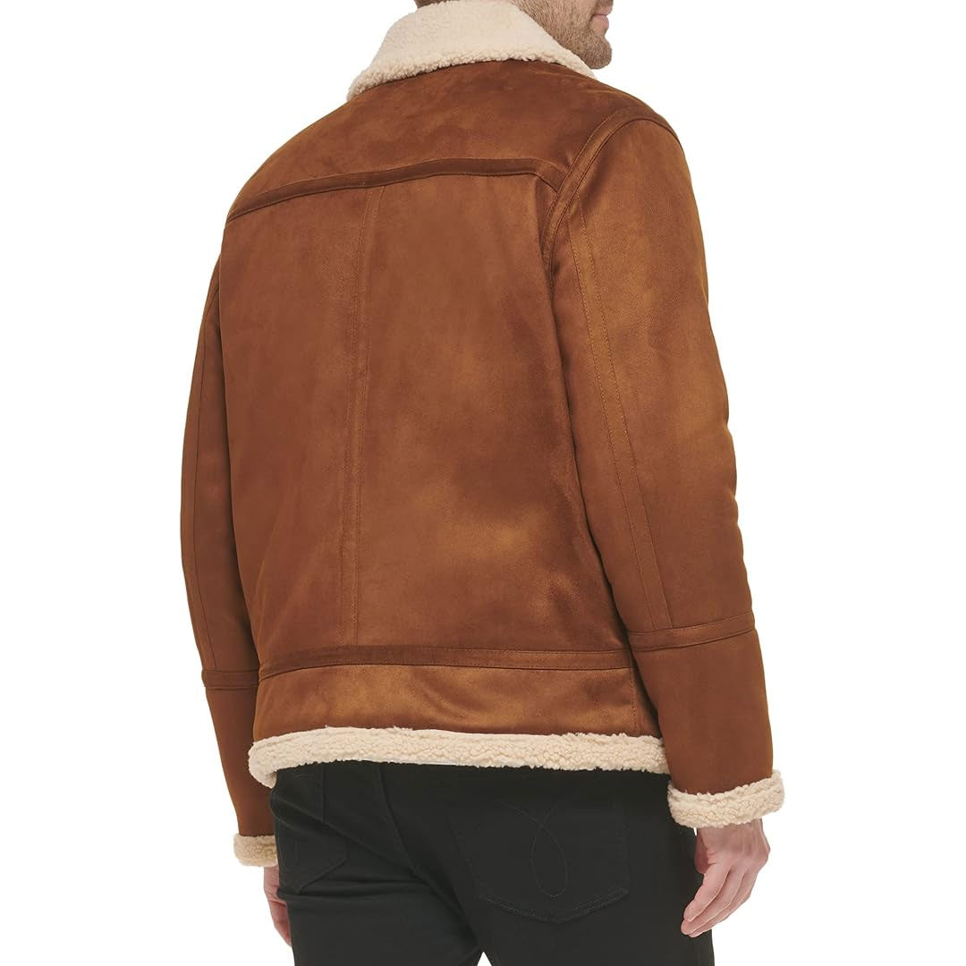 Men's Shearling Lining Original Fur Jacket