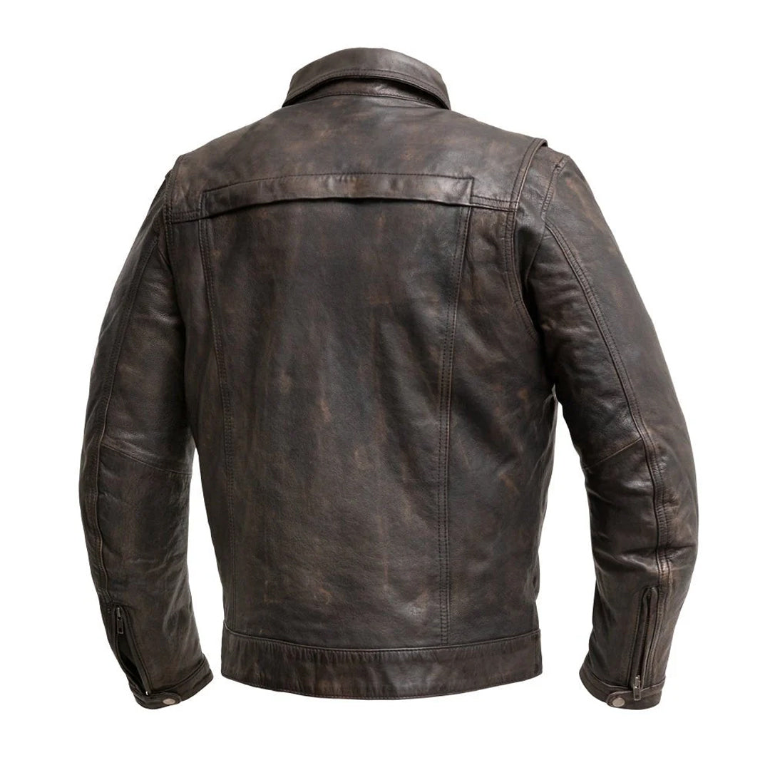 Men's Villain Motorcycle Leather Jacket