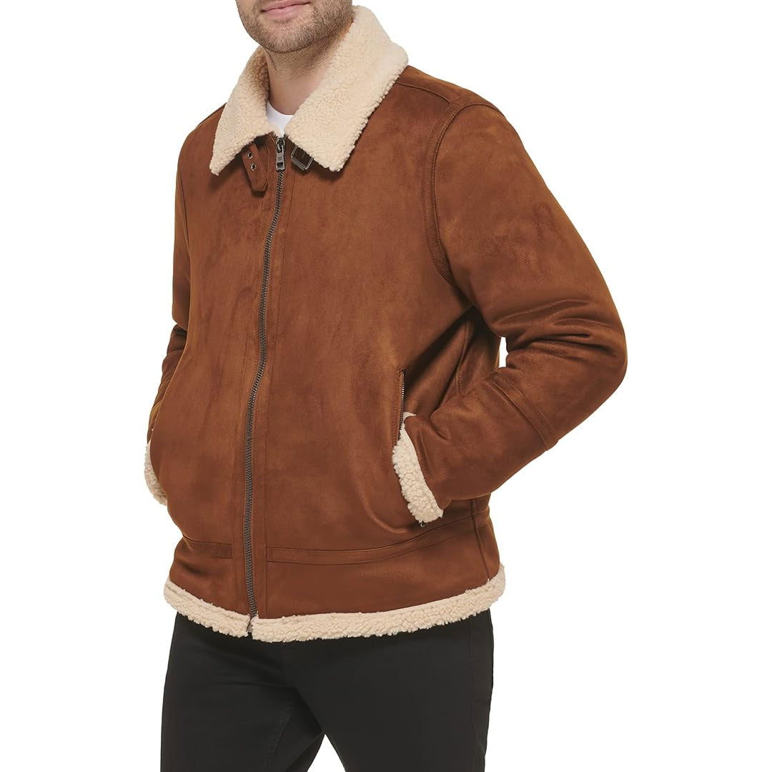 Men's Shearling Lining Original Fur Jacket