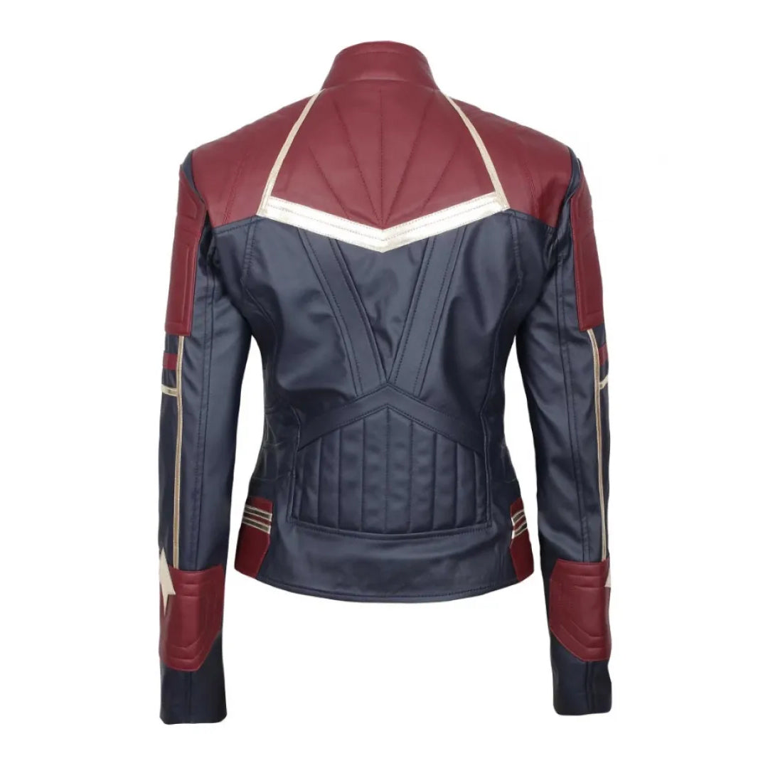 Captain Marvel Carol Danvers Leather Jacket