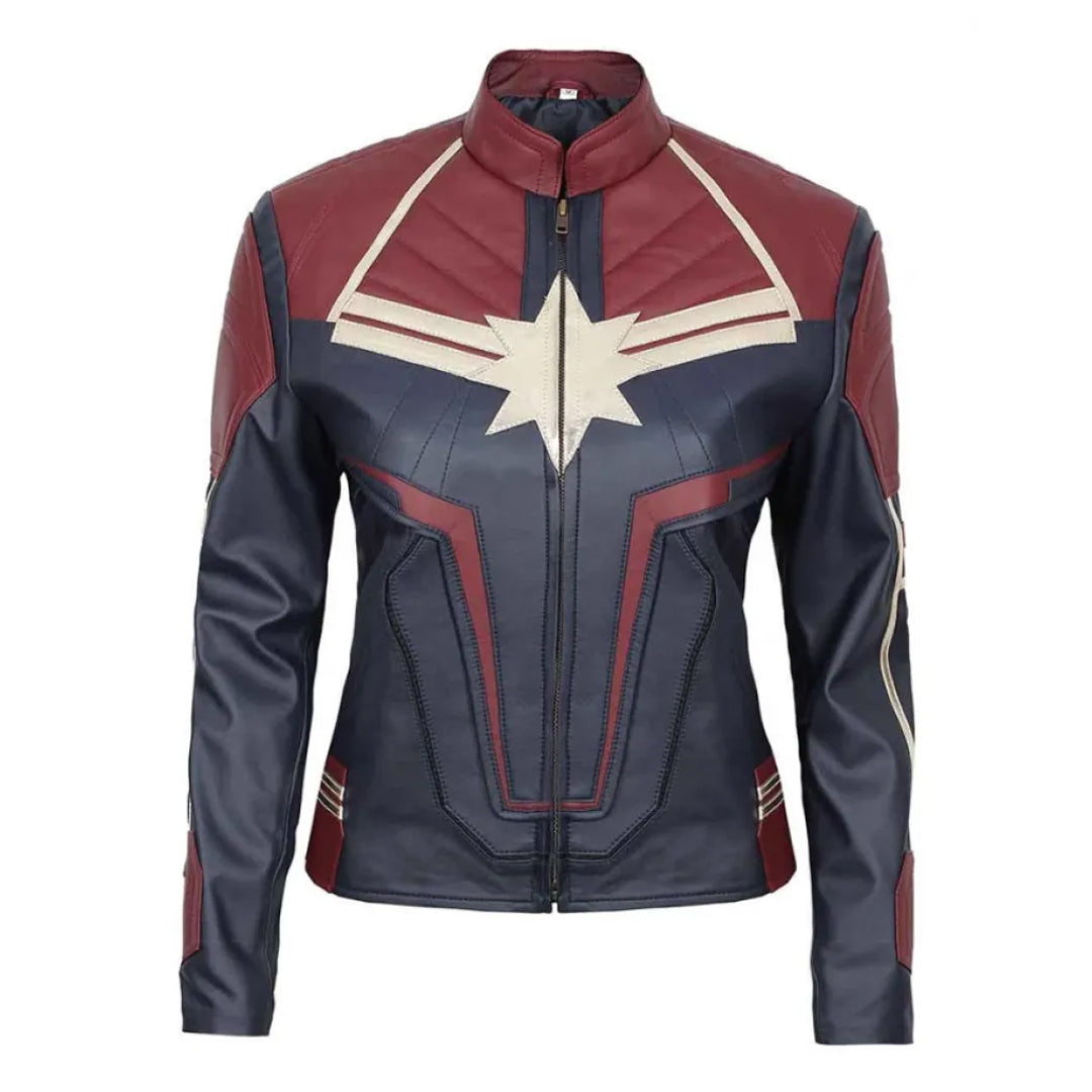 Captain Marvel Carol Danvers Leather Jacket