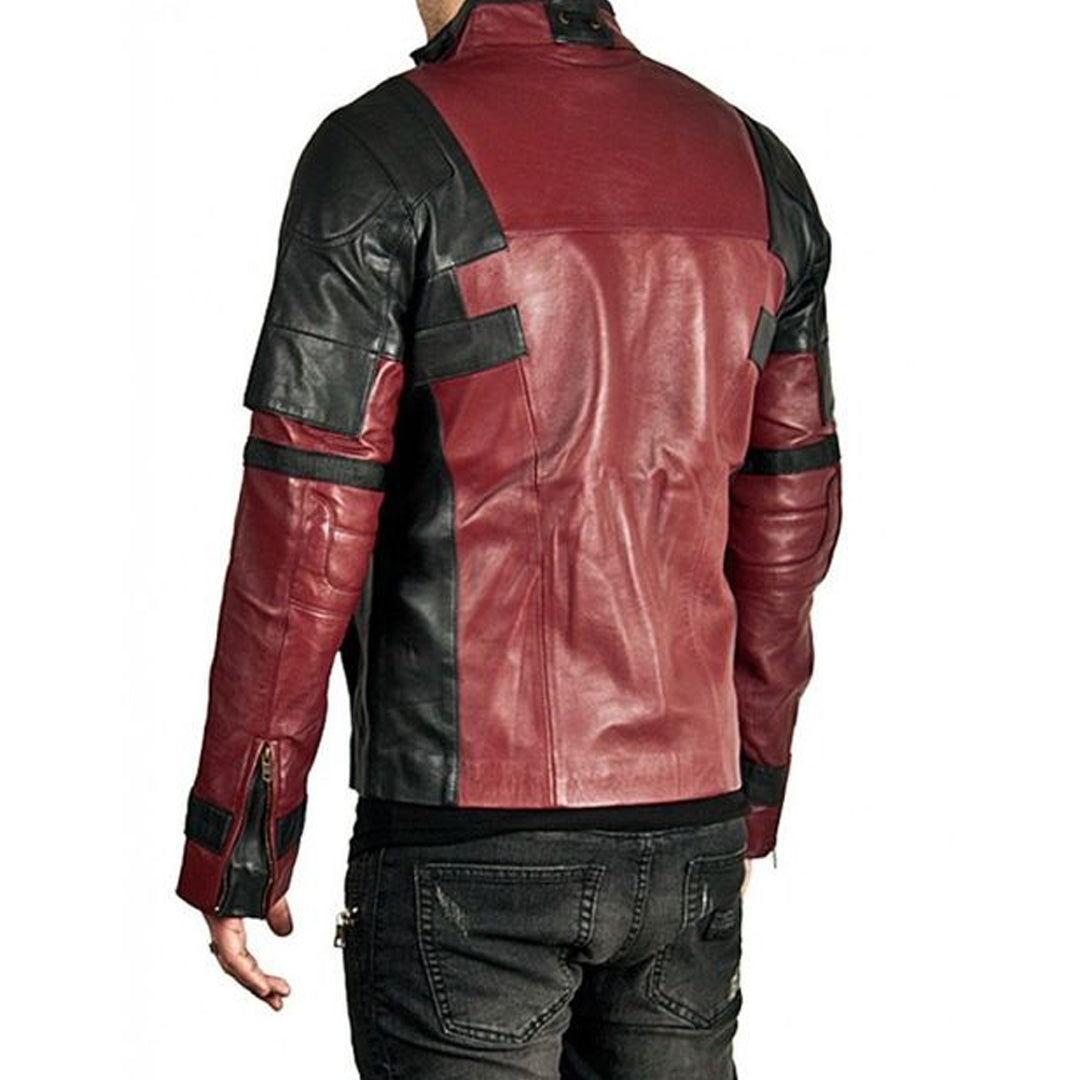 DeadPool Ryan Reynolds Moto Leather Jacket