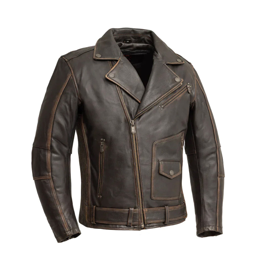 Men's Wrath Motorcycle Leather Jacket